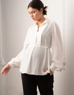 Hot Seraphine Aayan | Maternity, Nursing & Pumping Blouse