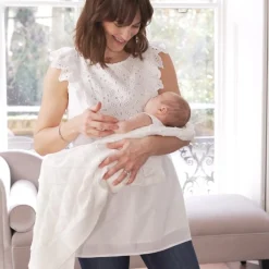 Outlet Seraphine Abigail | Broderie Anglaise Cotton Maternity & Nursing Top