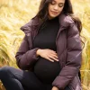 Cheap Seraphine Adelina | Belted Chevron Puffer Maternity Jacket