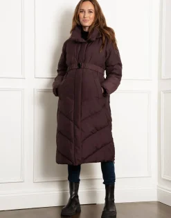 Cheap Seraphine Adelina | Belted Chevron Puffer Maternity Jacket