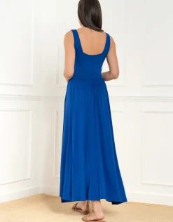 New Seraphine Adler | Jersey Bamboo Strap Midi Maternity Dress