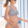 Outlet Seraphine Algarve | Floral & Stripe Maternity Bikini Top