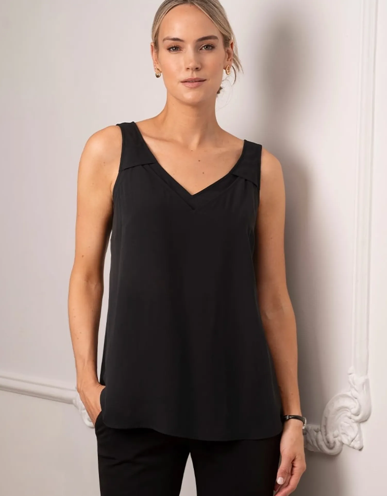 Sale Seraphine Aliza | Black Maternity, Nursing & Pumping Camisole