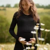 Outlet Seraphine Amaya | Layered Knitted Maternity & Nursing Dress