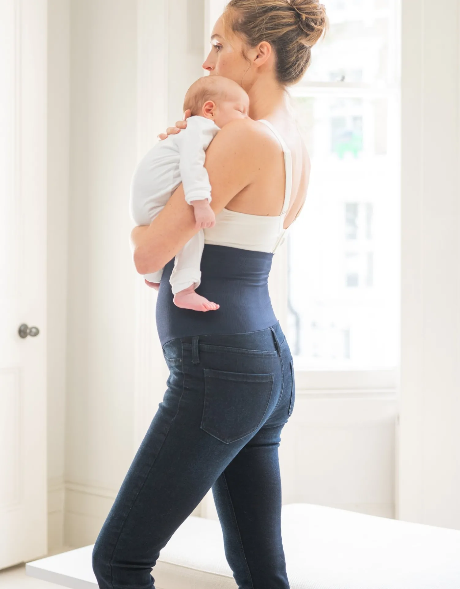 New Seraphine Andres | Indigo Skinny Post Maternity Shaping Jeans