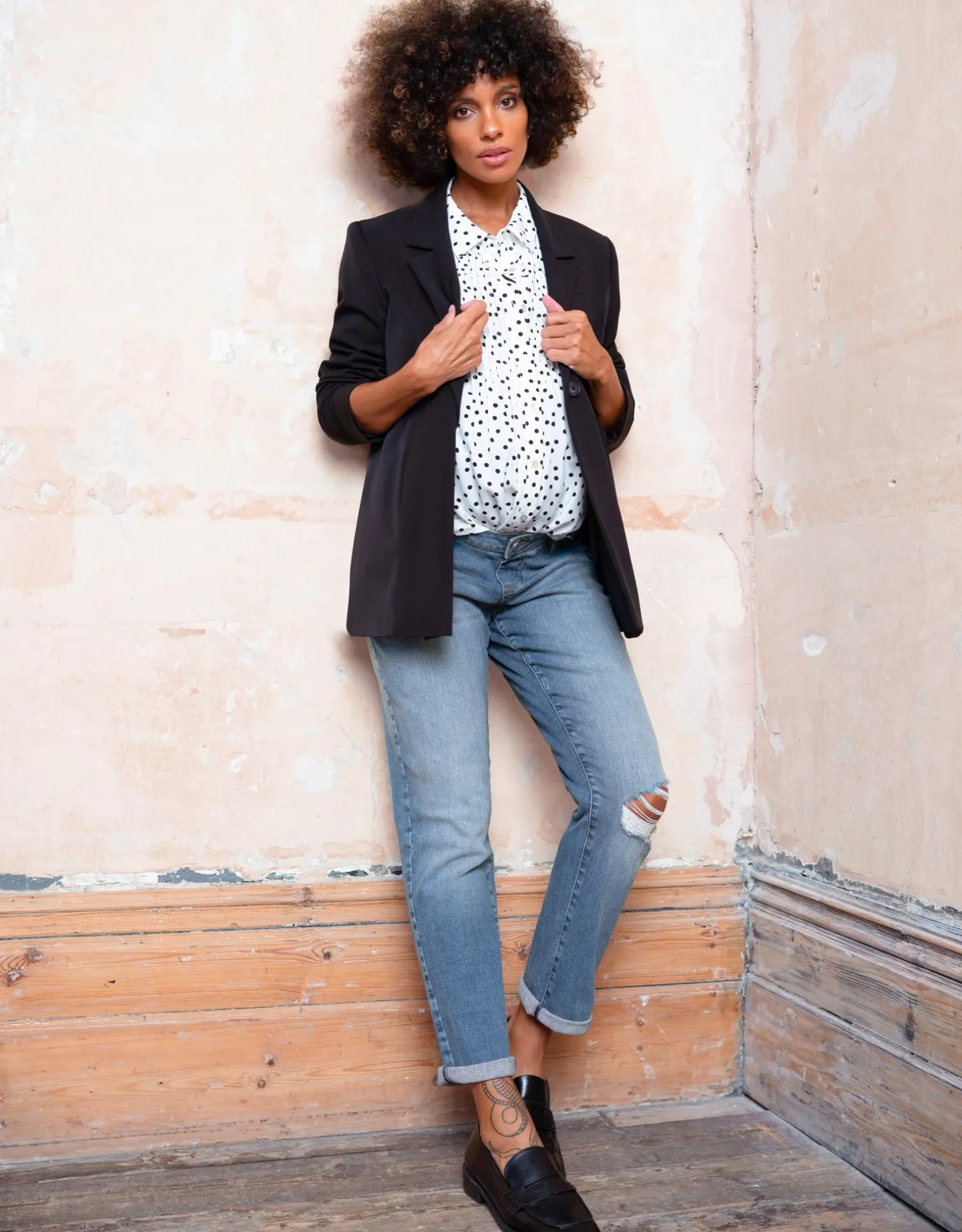 Cheap Seraphine Angel | Organic Ripped Boyfriend Maternity Jeans