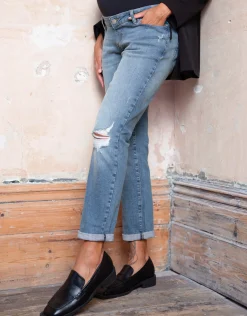 Cheap Seraphine Angel | Organic Ripped Boyfriend Maternity Jeans