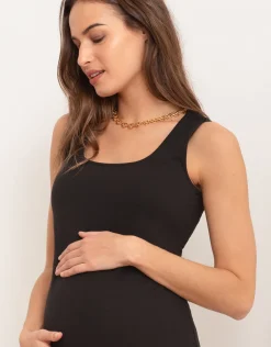 Online Seraphine Annmarie | Jersey Bodycon Knee-Length Maternity and Nursing Dress