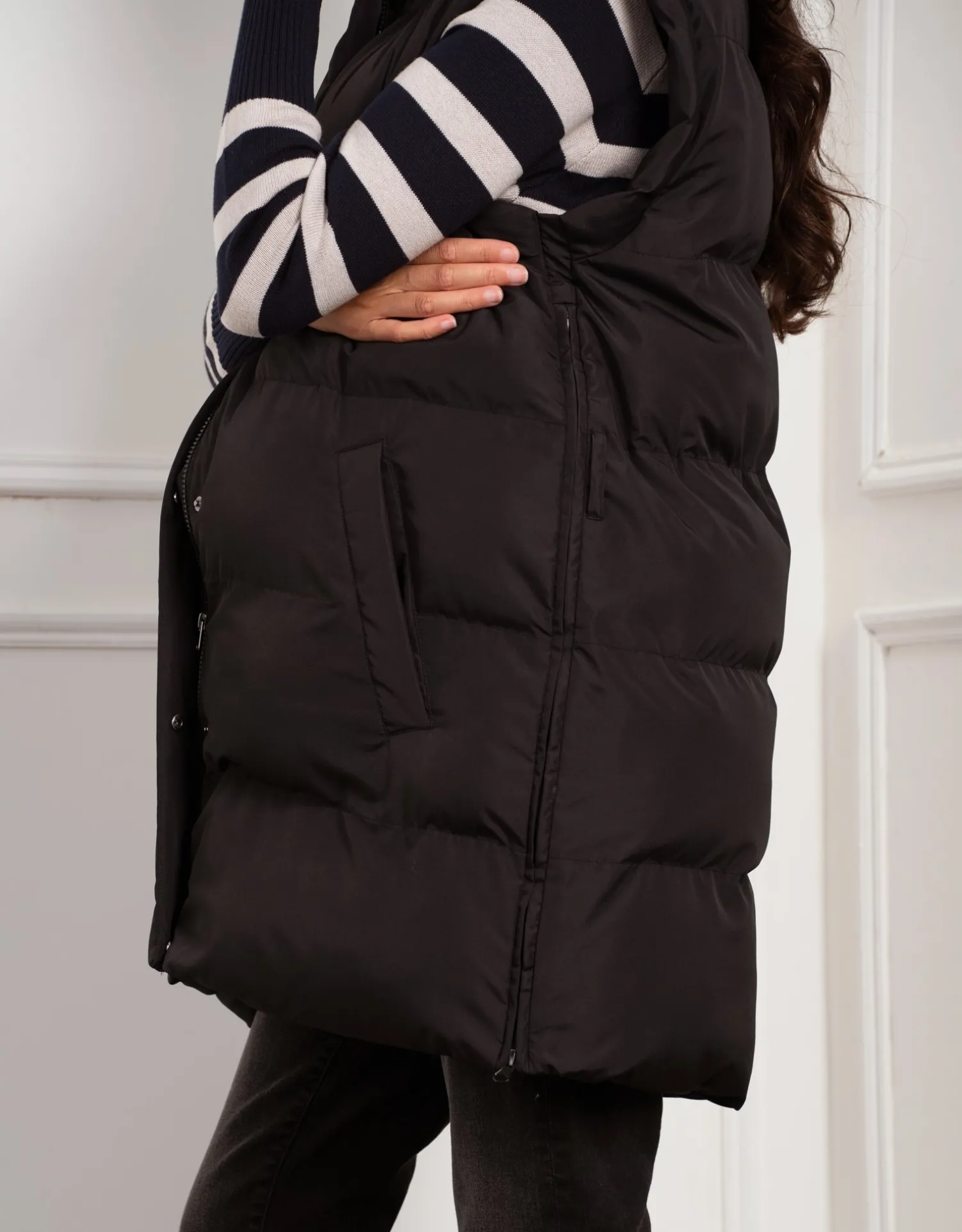 Sale Seraphine Archie | Long-Line Padded Maternity, Nursing and Babywearing Vest