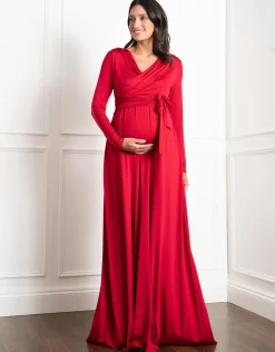 Discount Seraphine Ayuna | Wrap Maxi Maternity & Nursing Dress