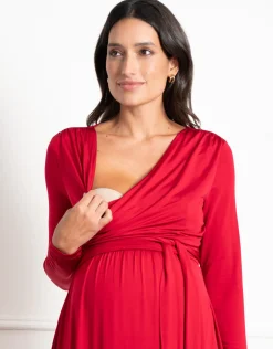 Discount Seraphine Ayuna | Wrap Maxi Maternity & Nursing Dress