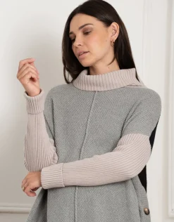 Flash Sale Seraphine Bertram | Roll Neck Knit Maternity & Nursing Sweater