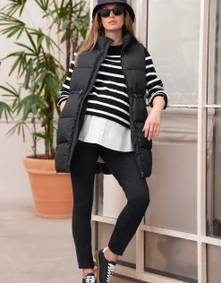 Outlet Seraphine Britta | Layered Striped Maternity & Nursing Sweater