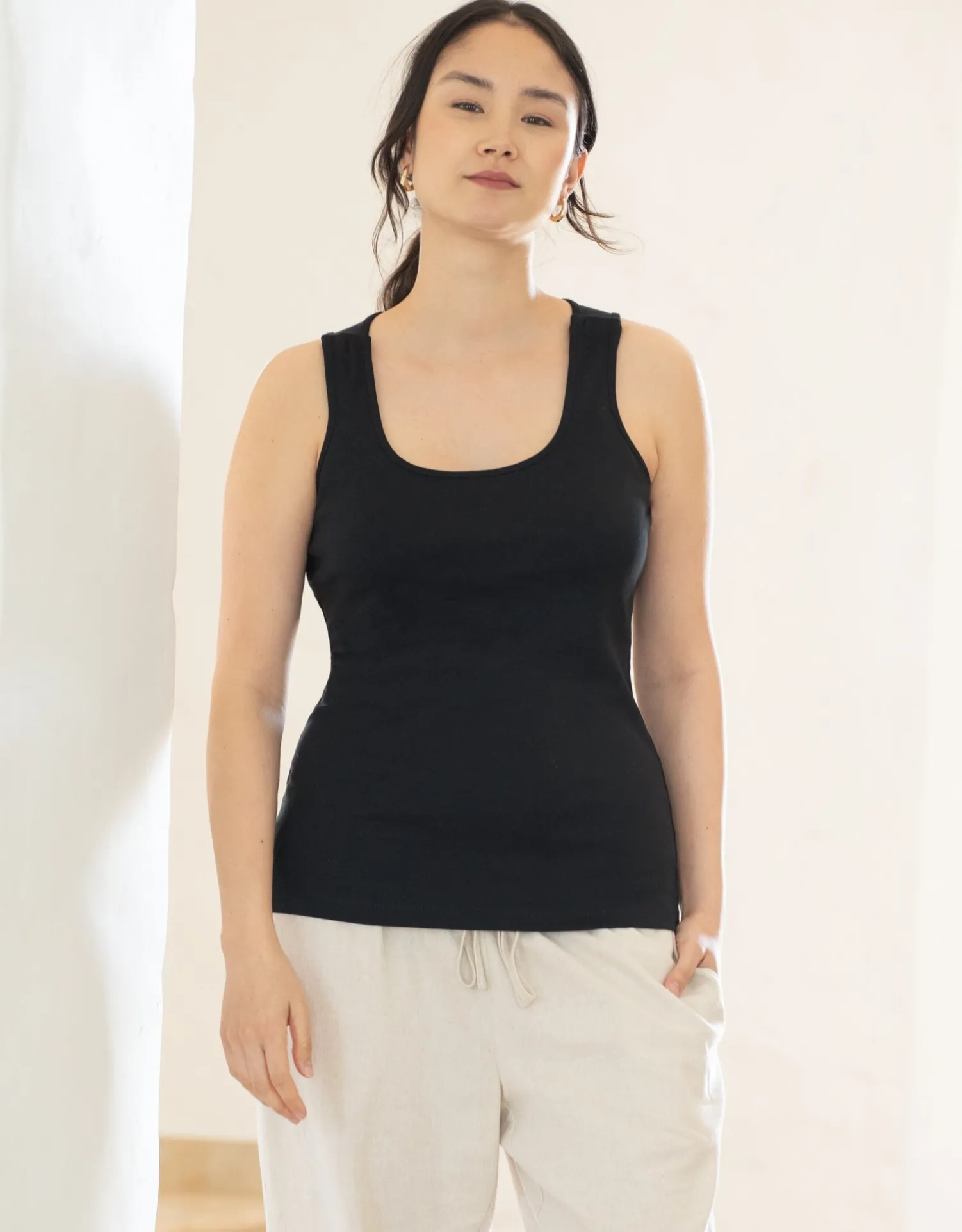 Sale Seraphine Brynlee | Twin Pack Nursing Vest Tops - Black & White