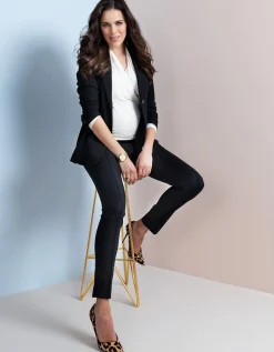 Store Seraphine Carrie | Tailored Black Maternity Pants