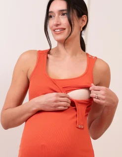 Cheap Seraphine Celosia | Square-Neck Knee Length Jersey Bodycon-Style Maternity-To-Nursing Dress
