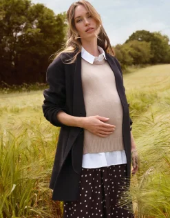 Store Seraphine Chandler | Double-Breasted Wool Maternity Coat