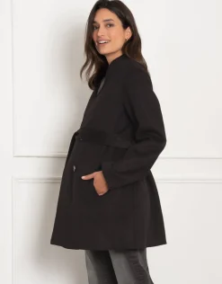 Store Seraphine Chandler | Double-Breasted Wool Maternity Coat