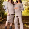 Hot Seraphine Chantria | Rib Knit Maternity Co-ord Skirt