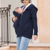 Online Seraphine Connor | Dark Blue 3 in 1 Maternity Hoodie
