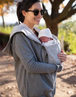 Best Seraphine Connor | Grey 3 in 1 Maternity Hoodie
