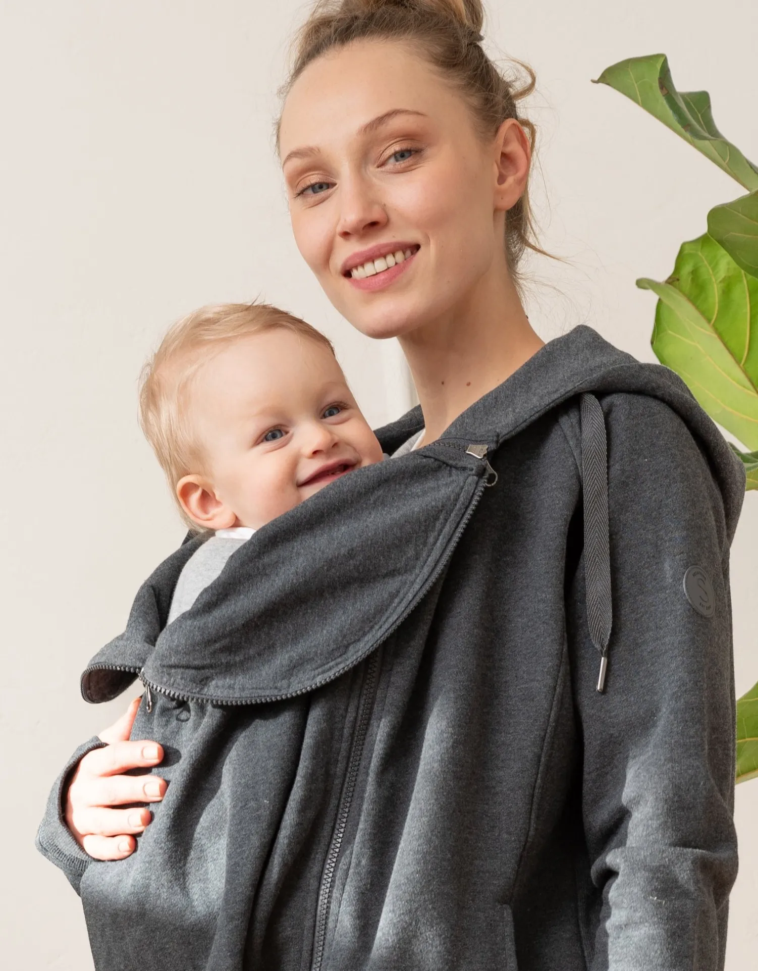 Outlet Seraphine Connor | Grey 3 in 1 Maternity Hoodie