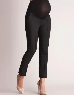 Cheap Seraphine Cressida | Tailored Black Cropped Maternity Pants