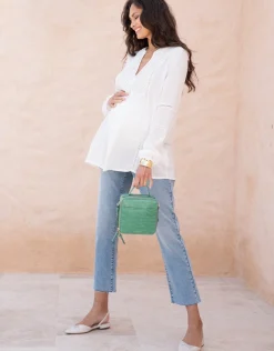 Sale Seraphine Delta | Over Bump Frayed Hem Maternity Jeans