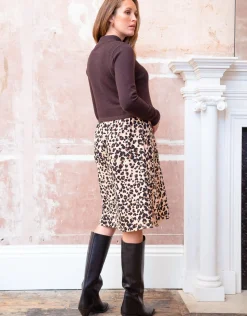 Cheap Seraphine Dorit | Animal Print Maternity & Nursing Midi Dress