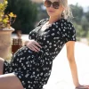 Fashion Seraphine Easton | Jersey Maternity-To-Nursing Romper