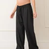 Hot Seraphine Elan | Wide-Leg Linen-Blend Under Bump Maternity Trousers