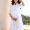 Sale Seraphine Elina | Maternity Shirt Dress