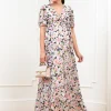 Cheap Seraphine Elthreda | Chiffon Wrap-Top Maxi Maternity and Nursing Dress