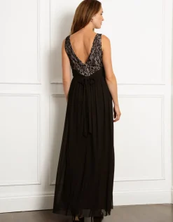 Store Seraphine Embellished Maxi Maternity Dress