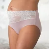 New Seraphine Emelia | Contrast Lace Mid Bump Maternity Briefs
