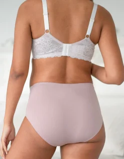 New Seraphine Emelia | Contrast Lace Mid Bump Maternity Briefs