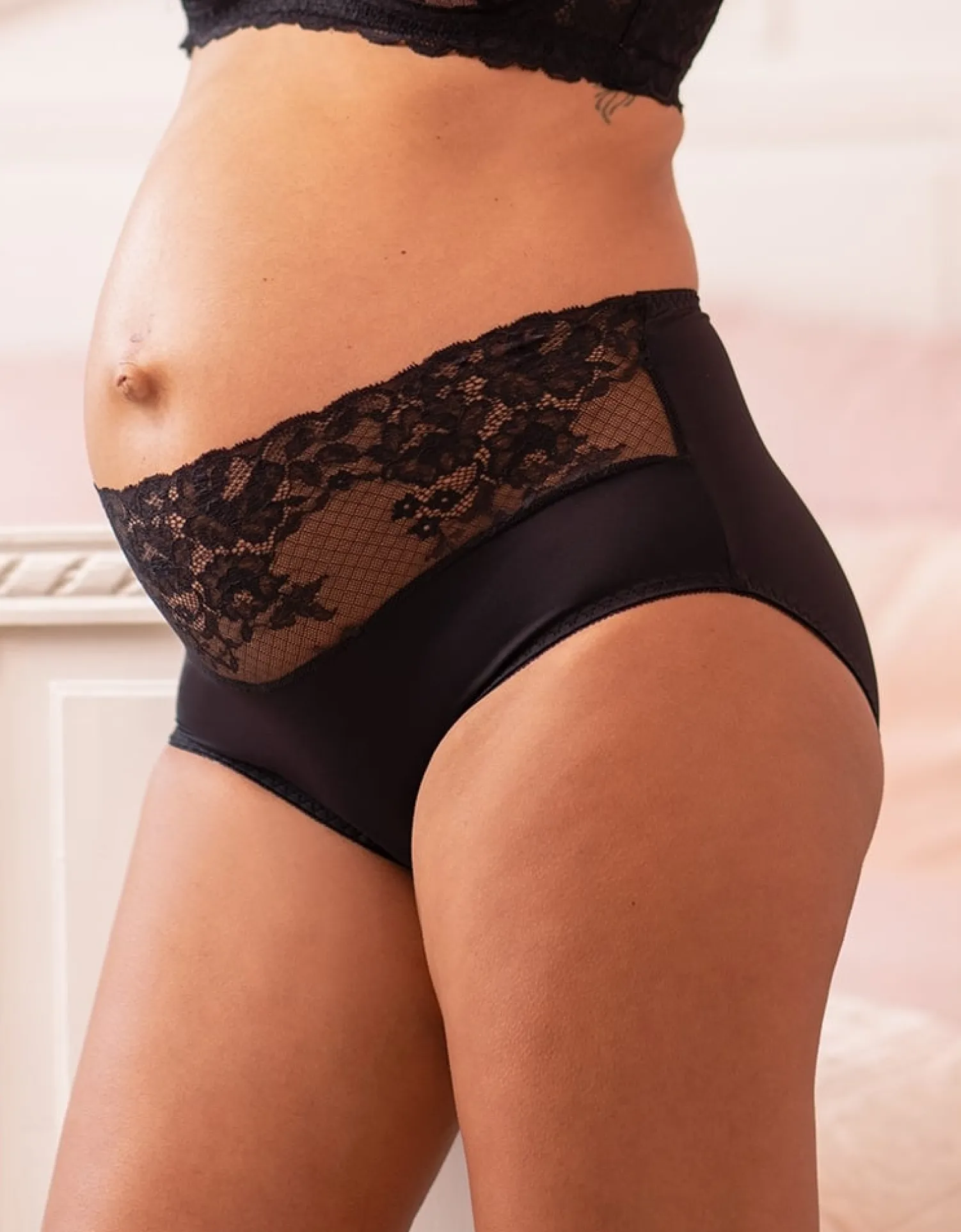 Cheap Seraphine Emelia | Lace Mid Bump Maternity Briefs