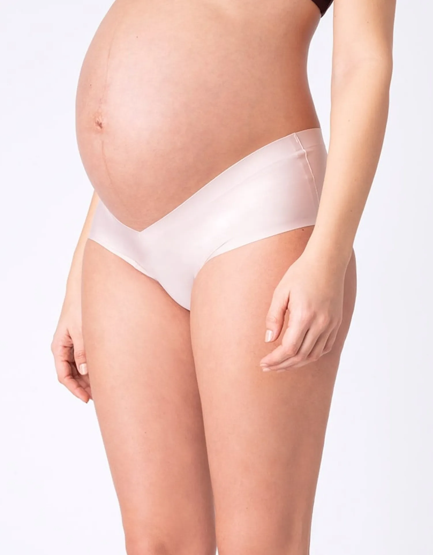 Shop Seraphine Emmie | Twin Pack No VPL Blush Maternity Briefs