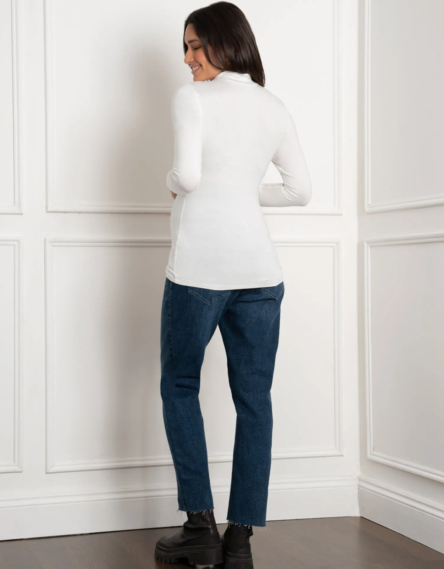 Cheap Seraphine Eragon | Lift-Up Long Sleeve Jersey Maternity & Nursing Layering Top