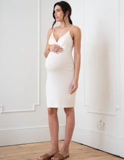 Cheap Seraphine Eula | Crochet-Look Maternity-To-Nursing Midi Dress
