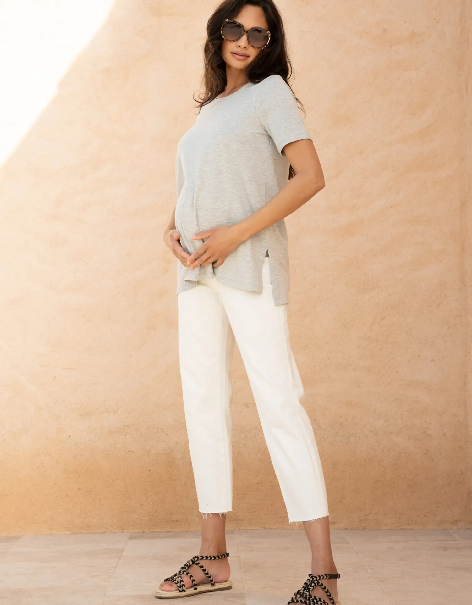 Store Seraphine Everleigh | Jersey Short Sleeve Maternity T-Shirt