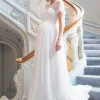 Online Seraphine Evette | Ivory Lace & Silk Maternity Gown