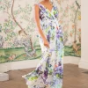 Flash Sale Seraphine Felicity | Floral Silk Maternity Maxi Dress