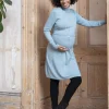 Online Seraphine Freya | Sage Wool Blend Maternity & Nursing Sweater Dress
