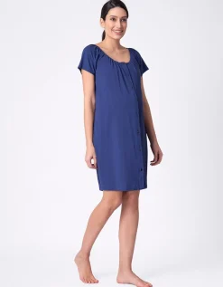 Fashion Seraphine Gemma | Popper-Fastening Maternity & Nursing Nightie