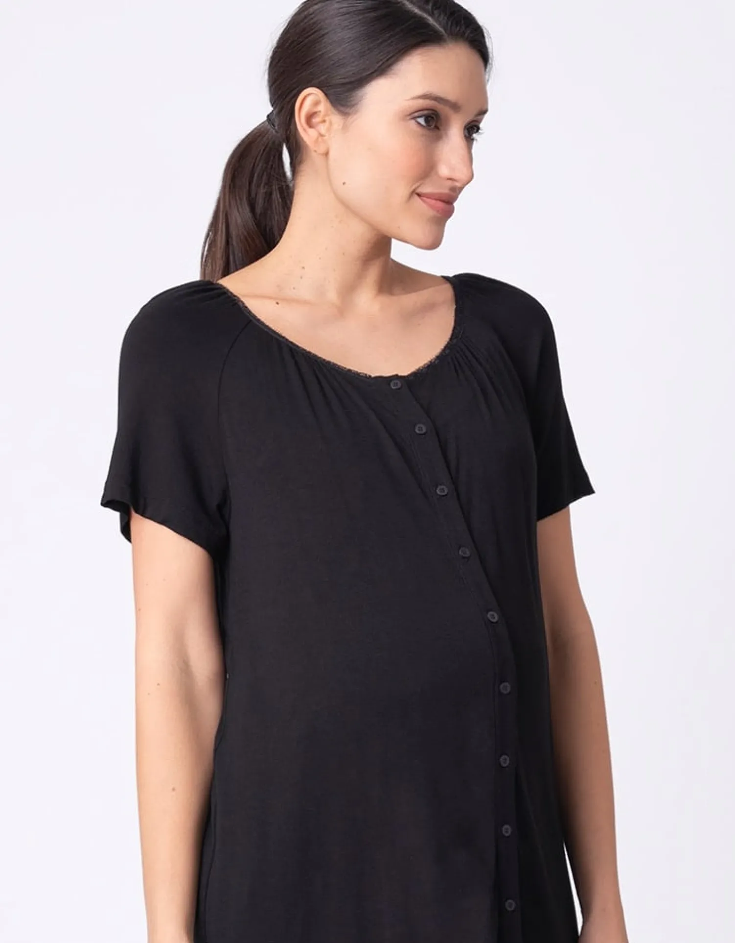 Shop Seraphine Gemma | Twin Pack Button-Down Maternity & Nursing Nighties
