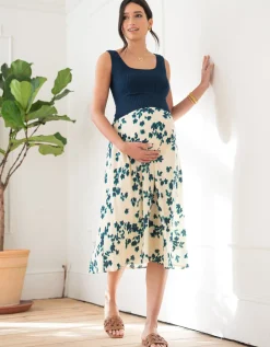 Online Seraphine Gillian | Sleeveless 2 In 1 Maternity & Nursing Dress