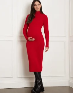 Cheap Seraphine Grazia | Rib Knit Maternity & Nursing Dress