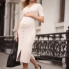 Outlet Seraphine Hana | Rib Knit Maternity & Nursing Dress