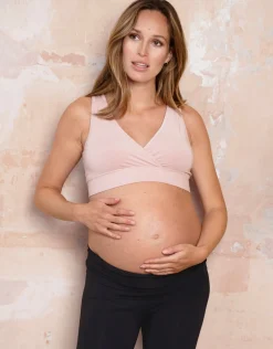 Clearance Seraphine Hortensia | Twin Pack Bamboo Maternity & Nursing Sleep Bras
